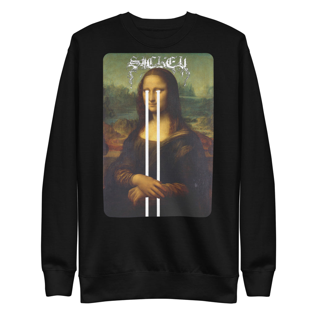 Mona Lisa Fleece Pullover Sweatshirt