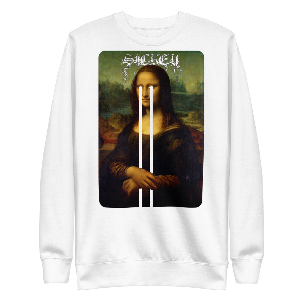 Mona Lisa Fleece Pullover Sweatshirt