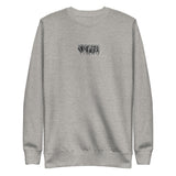 SICKEN Embroidered Fleece Pullover Sweatshirt